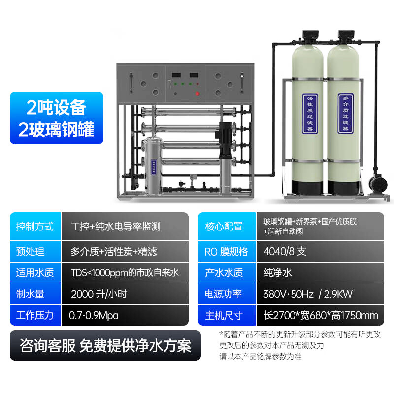 2噸兩罐玻璃鋼